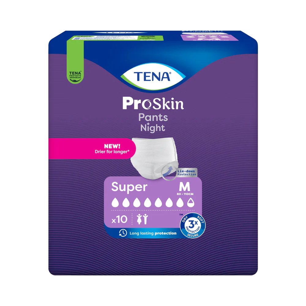 Tena Pants Night Super Medium inkontinensbyxskydd 10 st