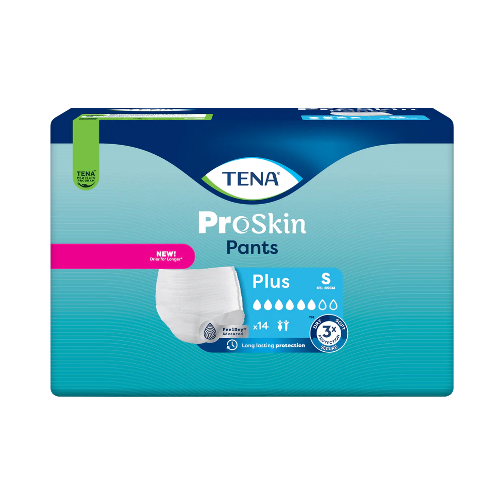 Tena Pants Plus S engångstrosa 14 st