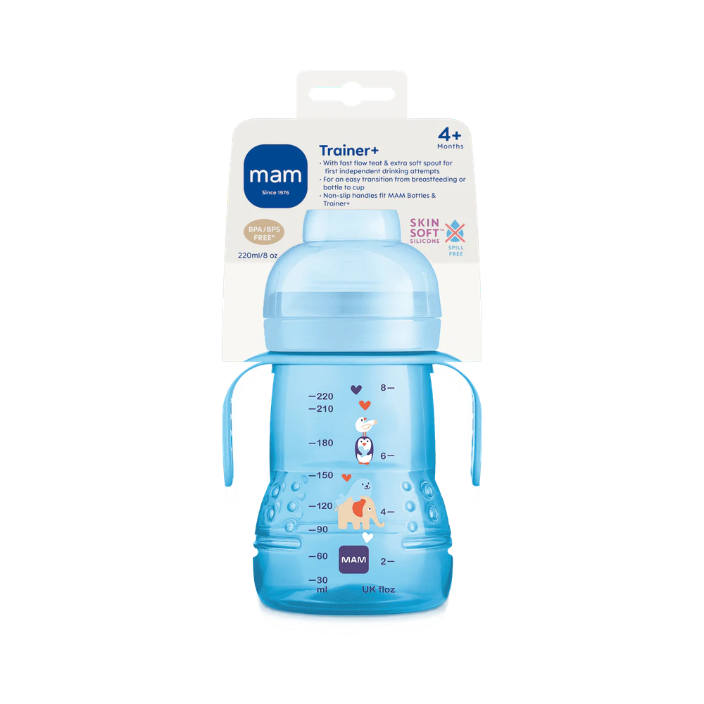 MAM Trainer Blå nappflaska 220 ml
