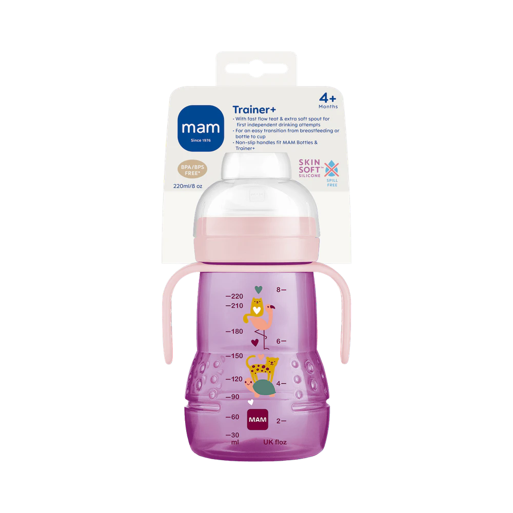 MAM Trainer Rosa nappflaska 220 ml