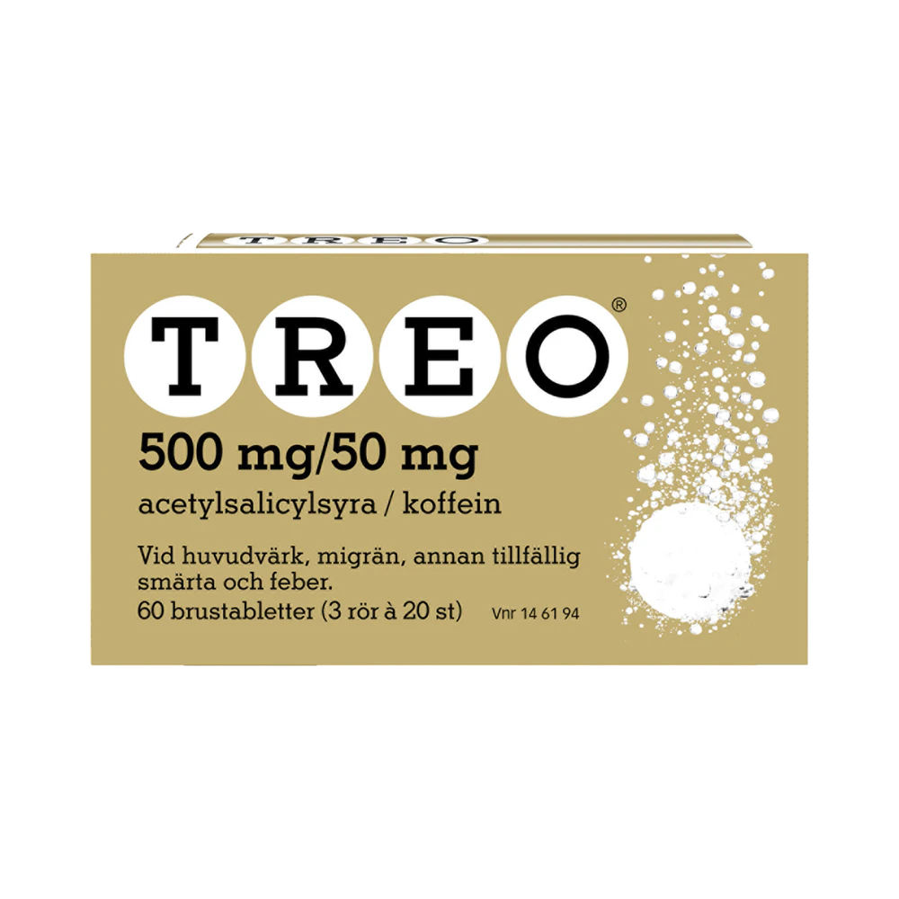 Treo Original 500 mg/50 mg brustabletter 3 x 20 st