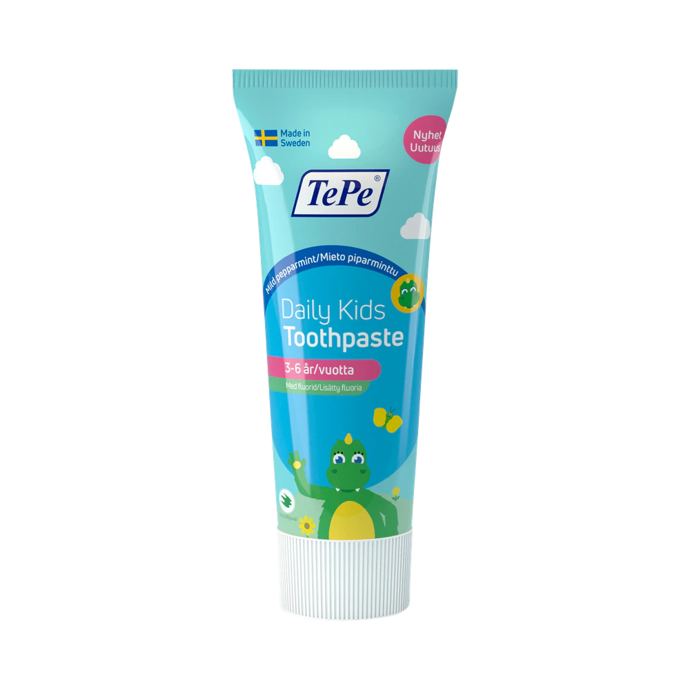 TePe Daily Kids 3-6 år tandkräm 75 ml