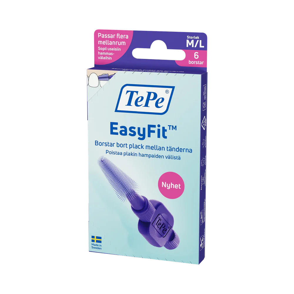 TePe EasyFit M/L mellanrumsborste 6 st