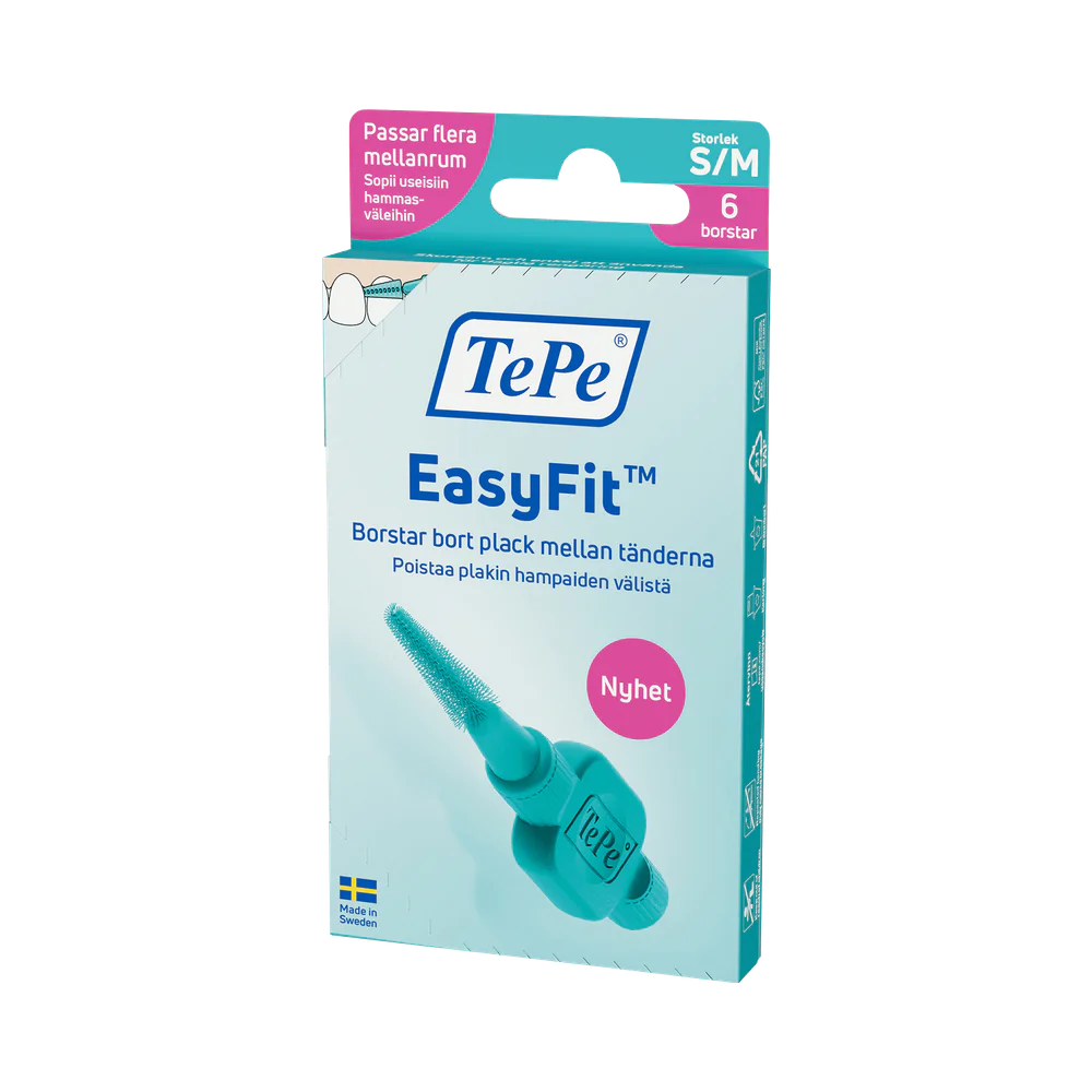 TePe EasyFit Size S/M mellanrumsborste 6 st