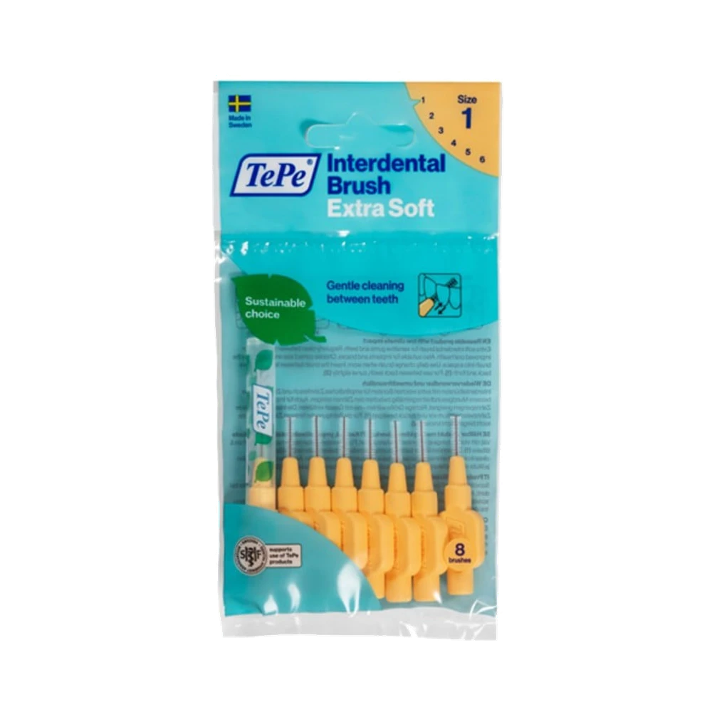 TePe Extra Soft 0,45 mm mellanrumsborste 8 st