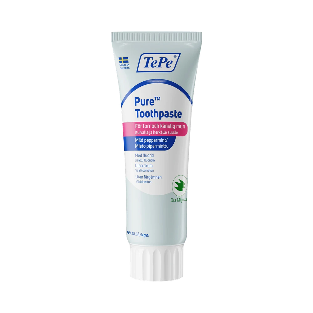 TePe Pure Mild Peppermint tandkräm 75 ml