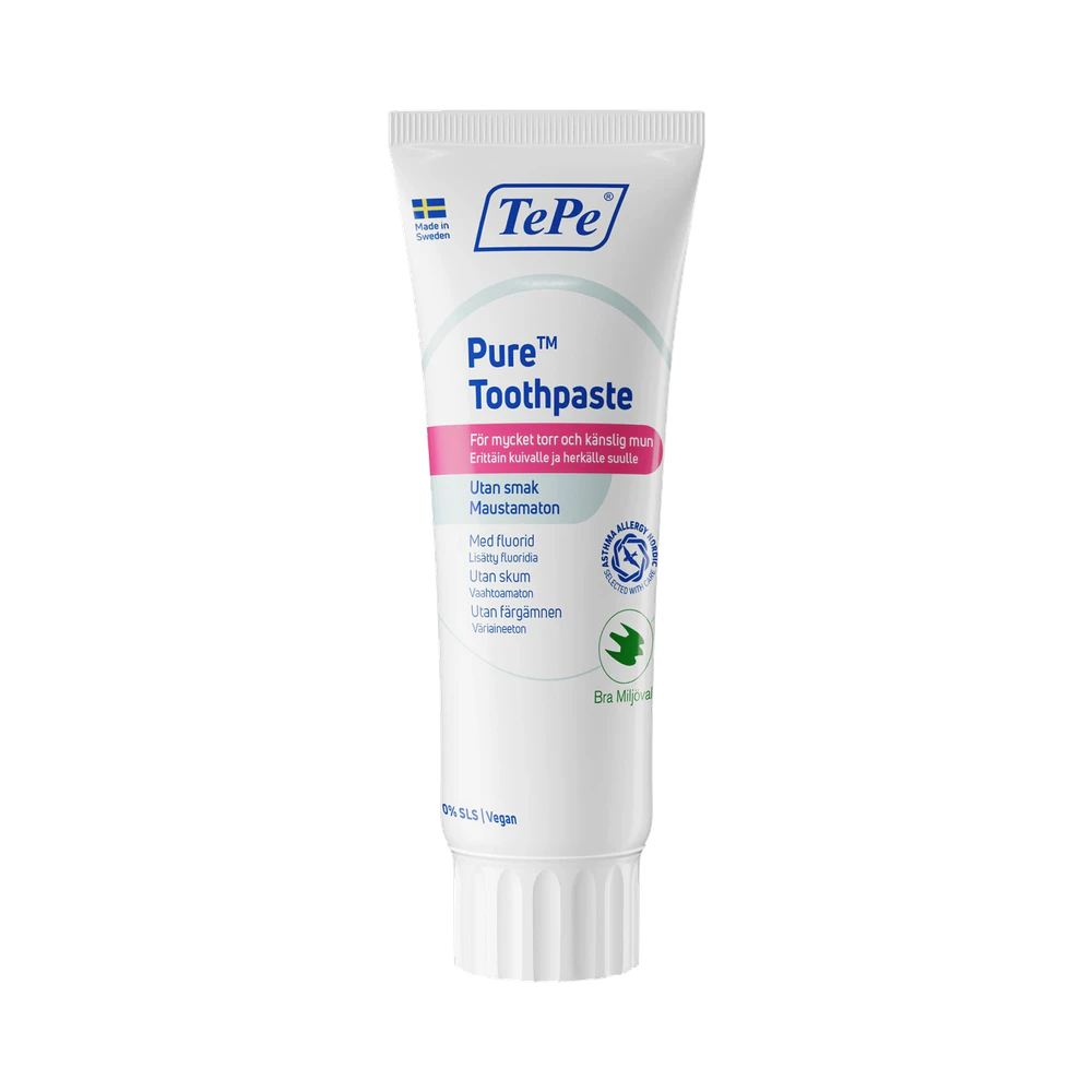 TePe Pure utan smak tandkräm 75 ml