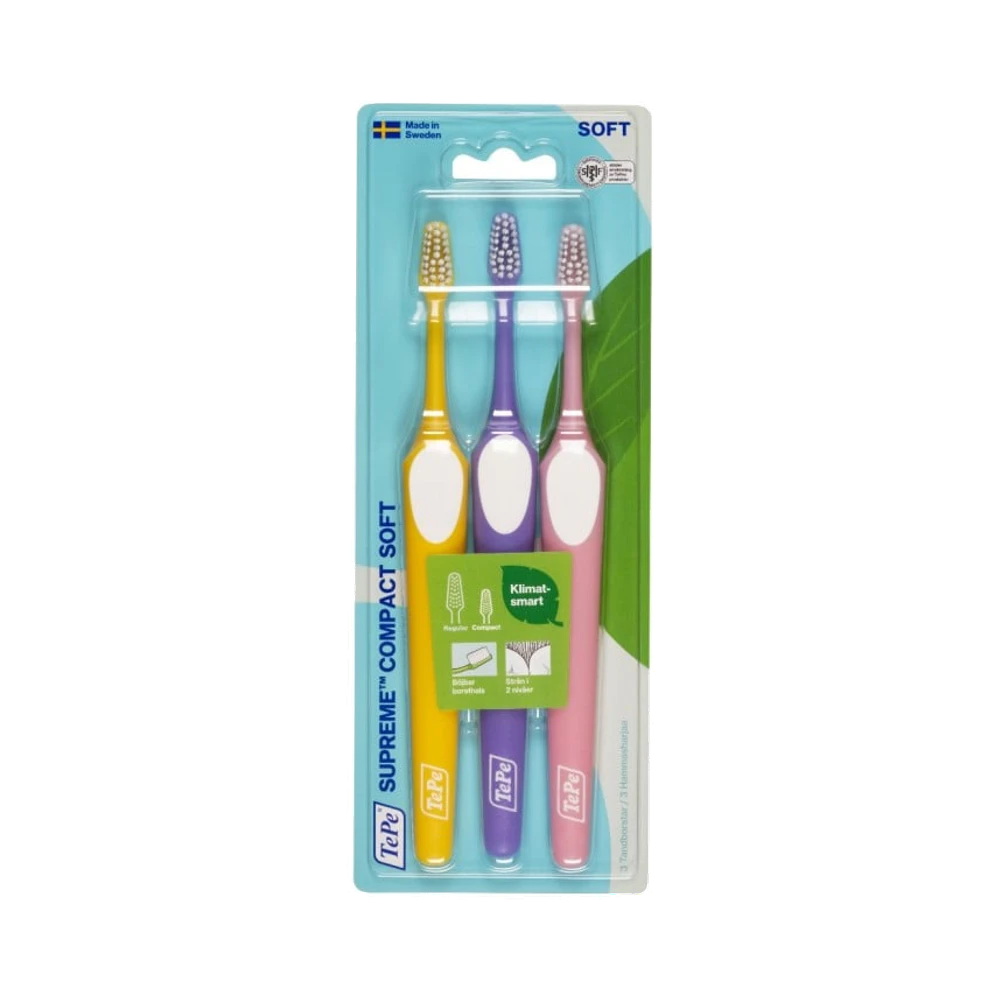 TePe Supreme Compact Soft tandborste 3 st