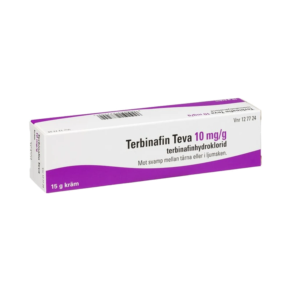 Terbinafin Teva 10 mg/g kräm 15 g