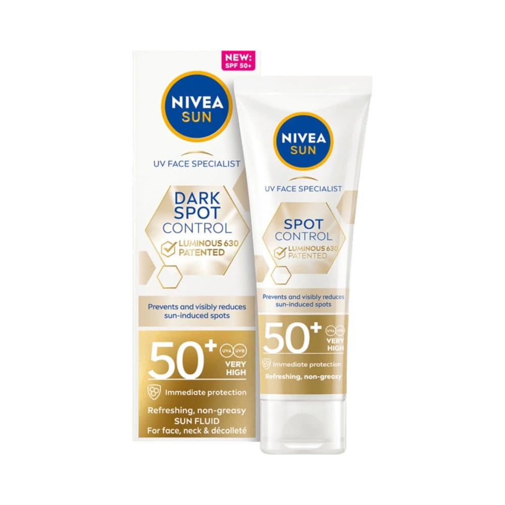 NIVEA SUN Solskydd ansikte UV Face Luminous630 Dark Spot Control SPF50+ solkräm 40 ml