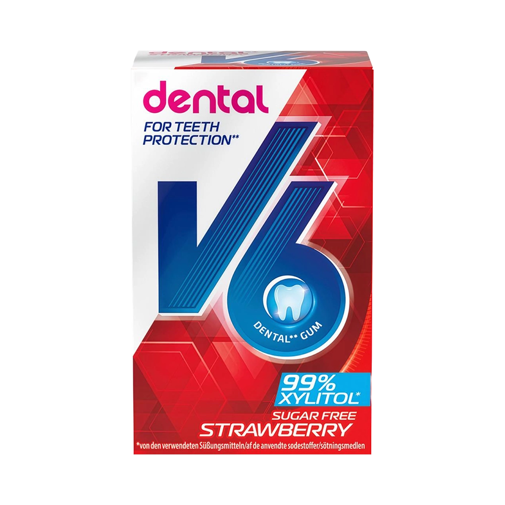 V6 Dental Strawberry sugar free 70 g