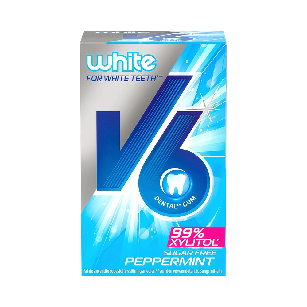 V6 White Peppermint suger free 70 g