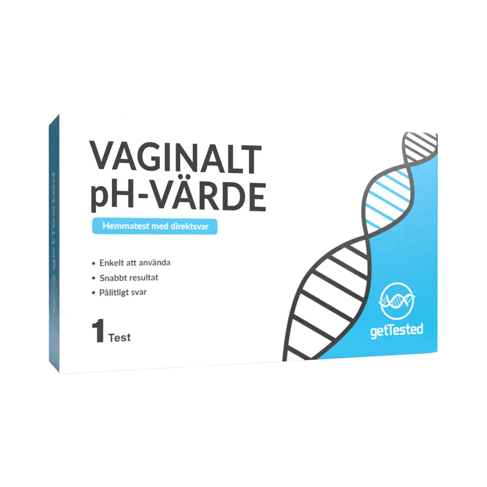 GetTested Vaginalt pH snabbtest 1 st