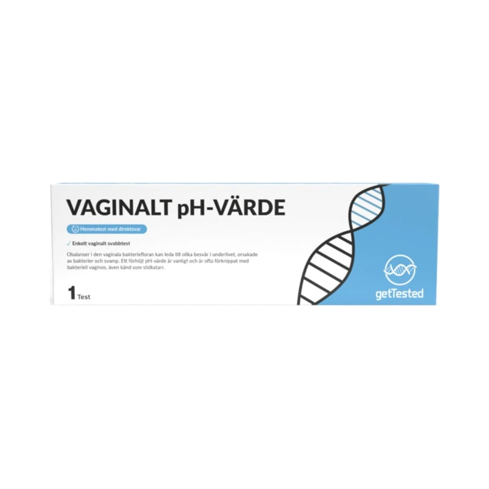 GetTested Vaginalt pH-test självtest 1 st