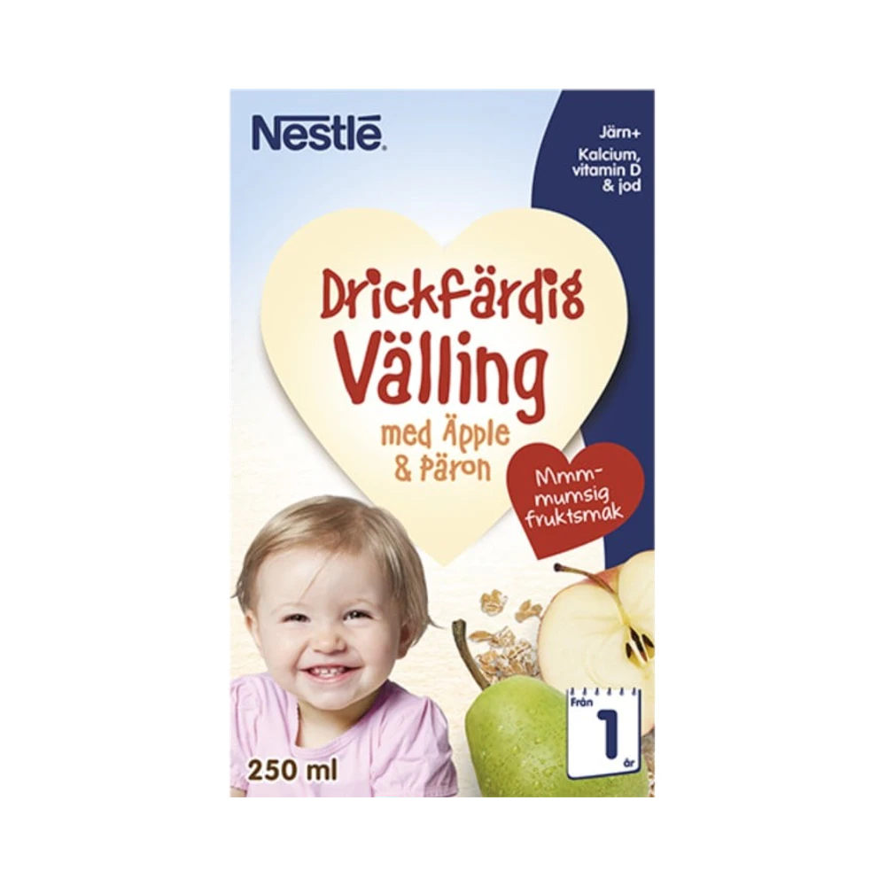 Nestlé Äpple & Päron 12 månader drickfärdig välling 250 ml