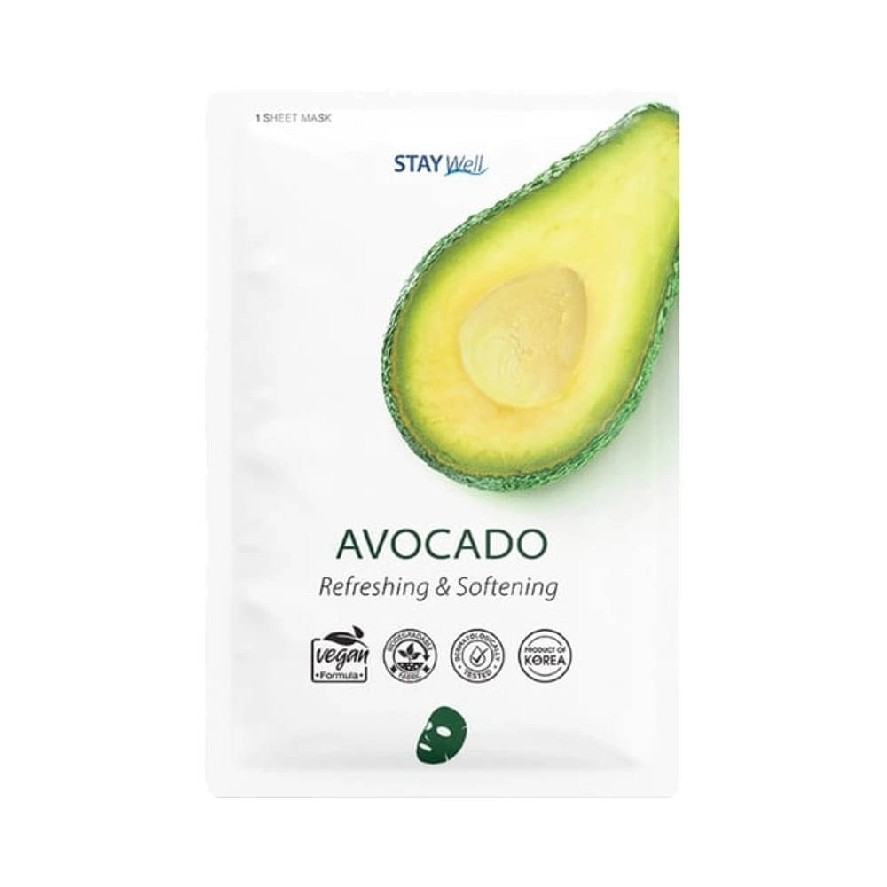 STAY Well Vegan Avocado sheet mask 20 g
