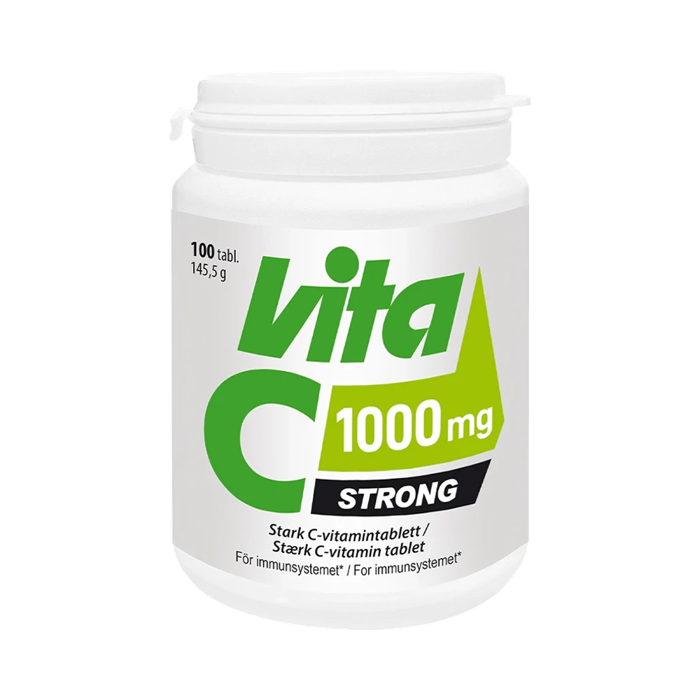 Vita-C Strong 1000 mg 100 tabletter