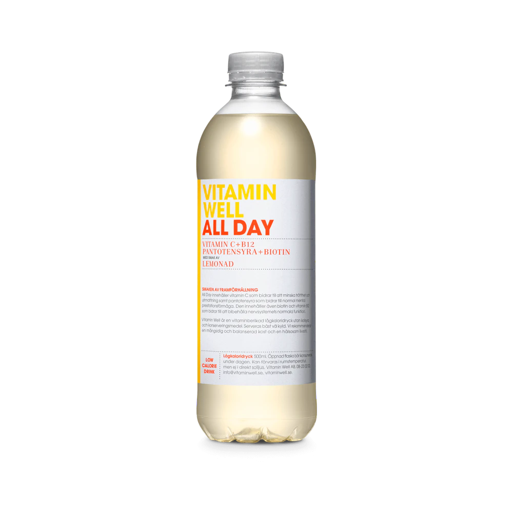Vitamin Well All Day Lemonad vitamindryck 500 ml