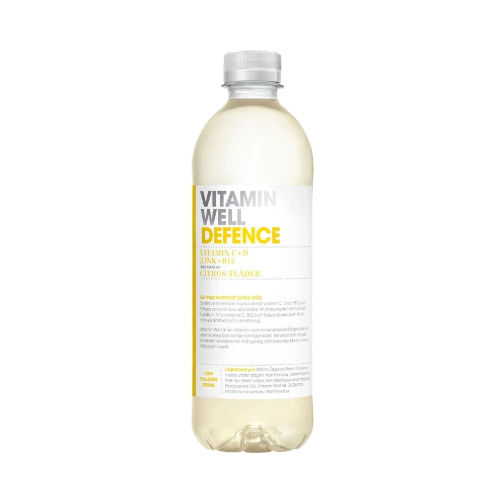 Vitamin Well Defence Citrus Fläder dryck 500 ml