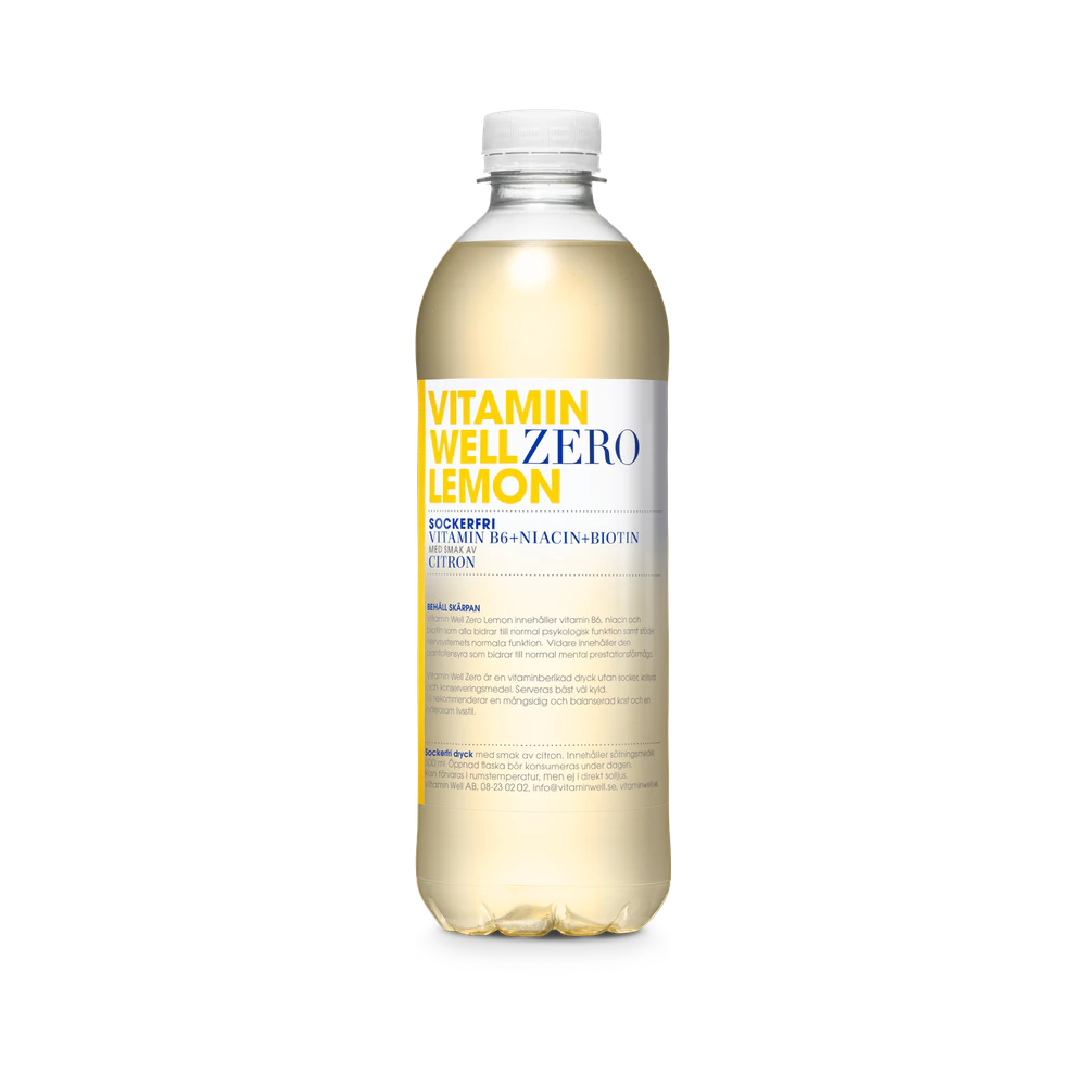 Vitamin Well Zero Lemon vitamindryck 500 ml