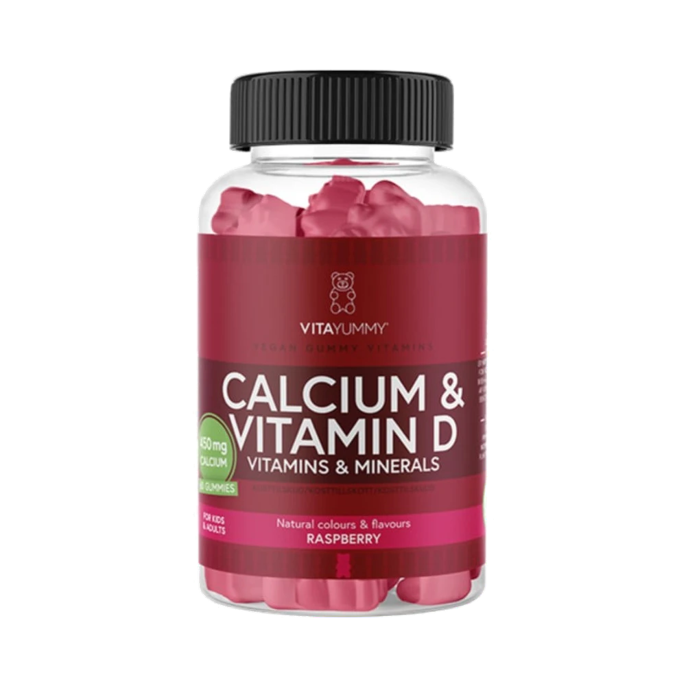 VitaYummy Calcium & D Raspberry gummies 60 st