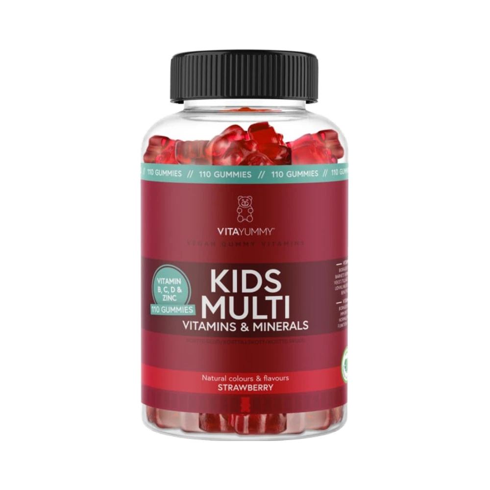 VitaYummy Kids Multi Strawberry gummies 110 st