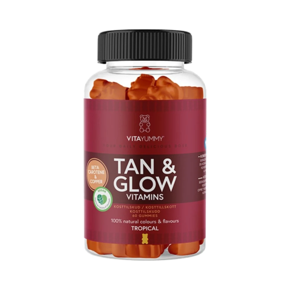 VitaYummy Tan & Glow Tropical tuggtabletter 60 st