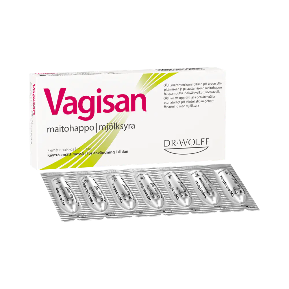Vagisan Mjölksyra vagitorier 7 st