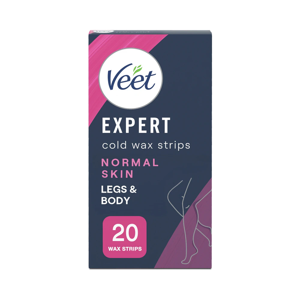 Veet Expert Cold Wax Normal Skin Legs & Body strips 20 st