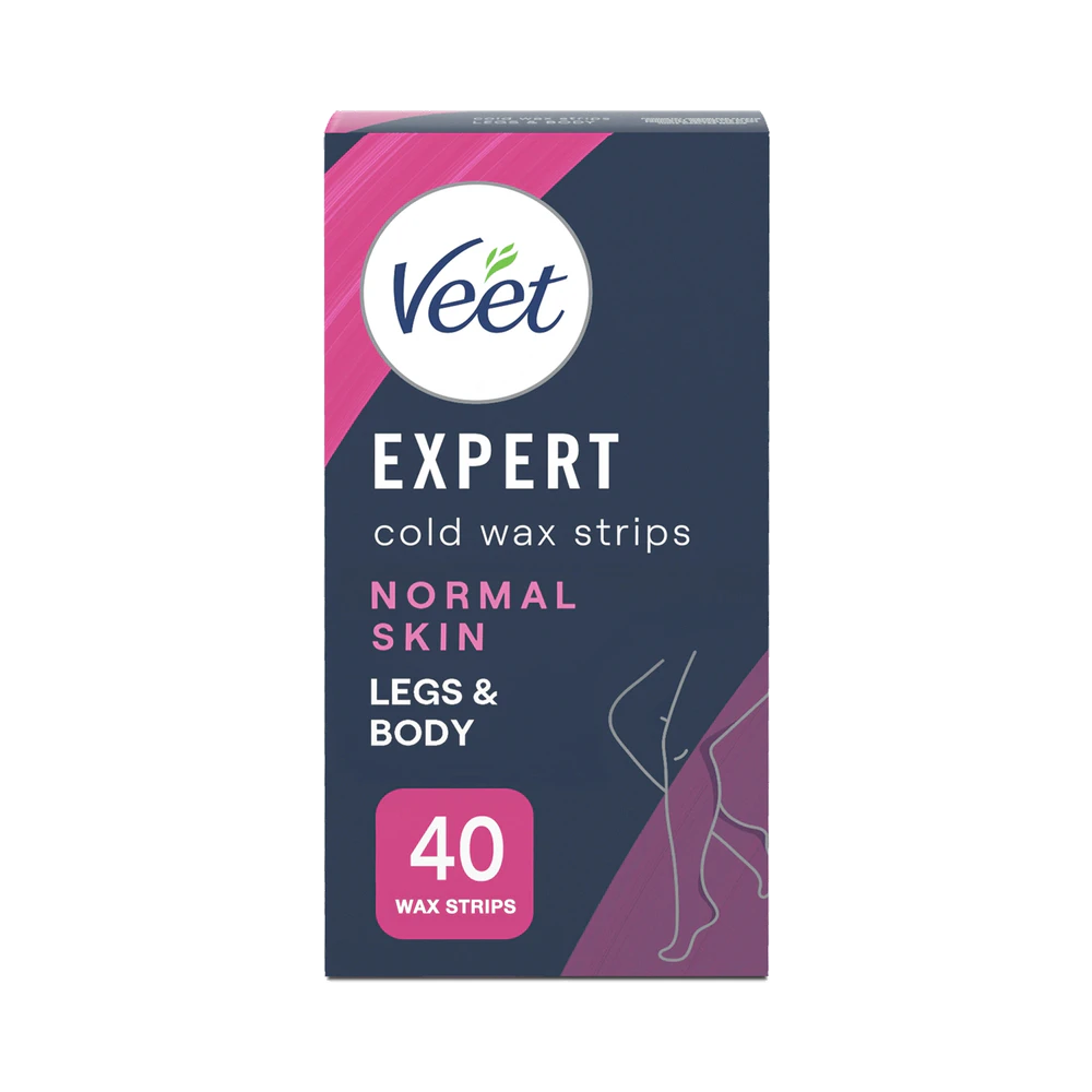 Veet Expert Cold Wax Normal Skin Legs & Body strips 40 st