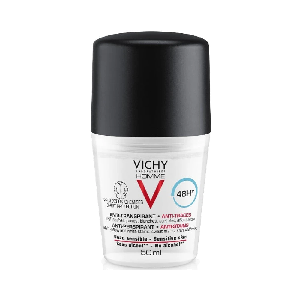 Vichy Homme Anti-Stains 48H deodorant 50 ml