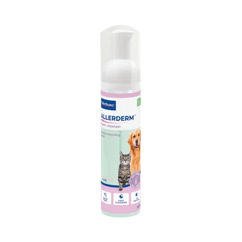 Virbac Allerderm Foam cleanser 200 ml
