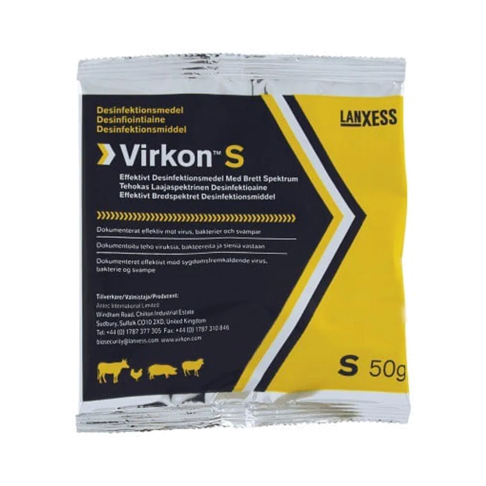 Virkon S desinfektionspulver 50 g
