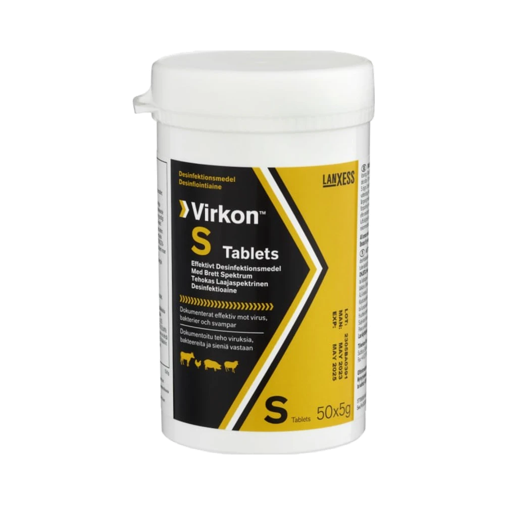 Virkon S desinfektionstabletter 50 x 5 g
