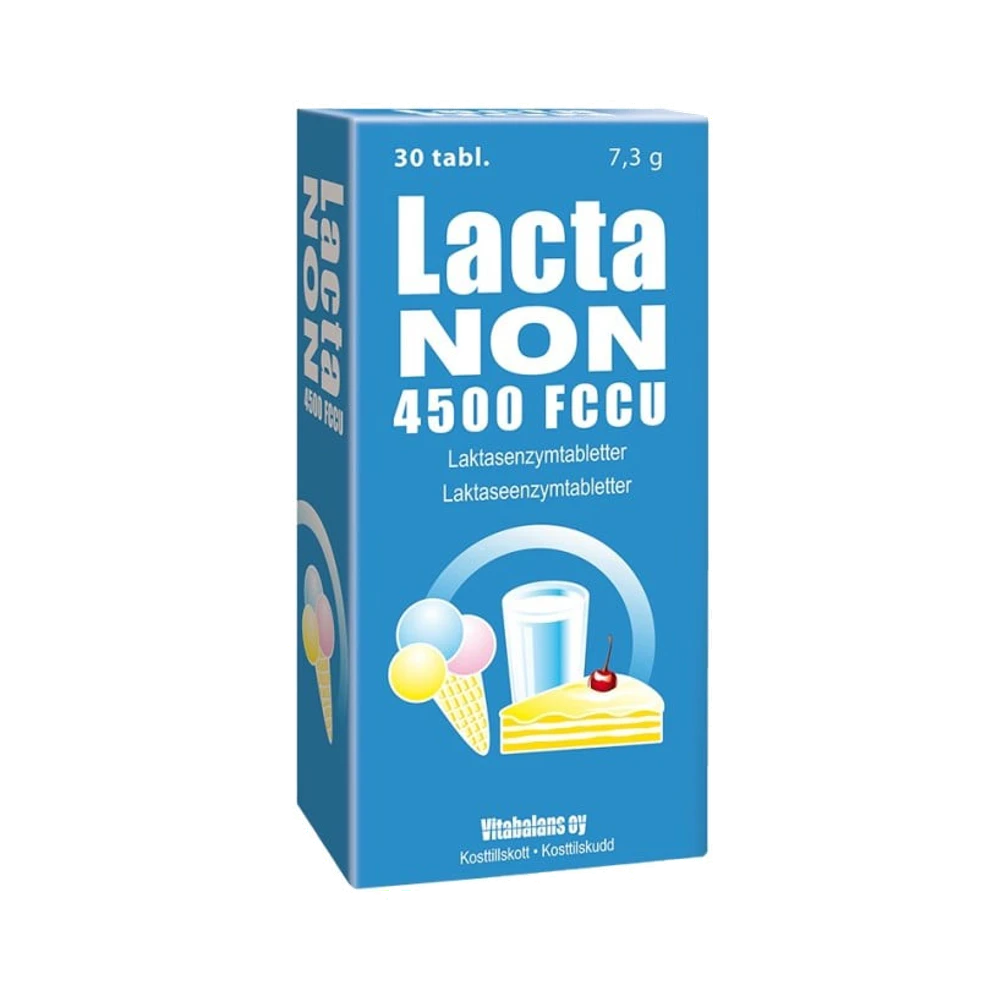 Vitabalans Lactanon 4500 fccu 30 tabletter