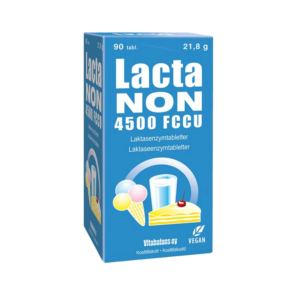 Vitabalans Lactanon 4500 fccu 90 tabletter