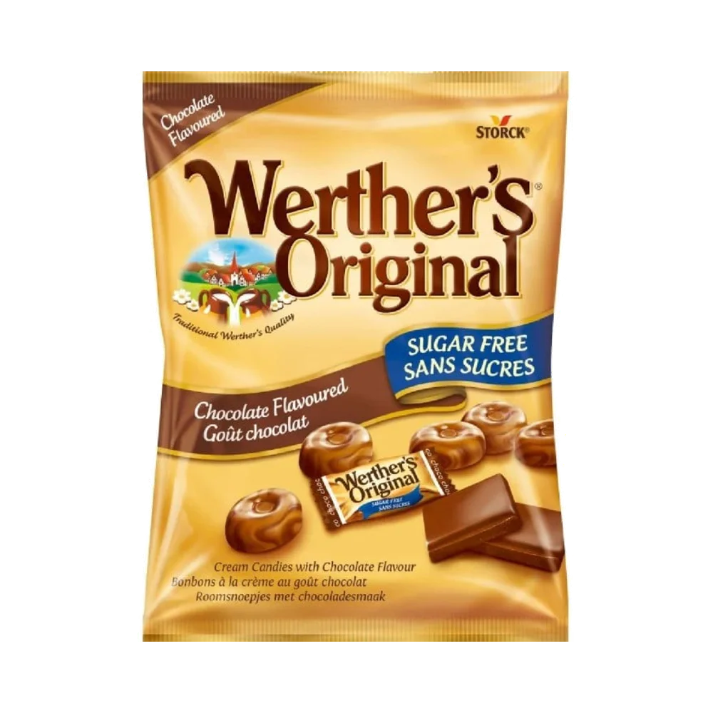 Werther’s Original Chocolate Sugar Free godis 60 g