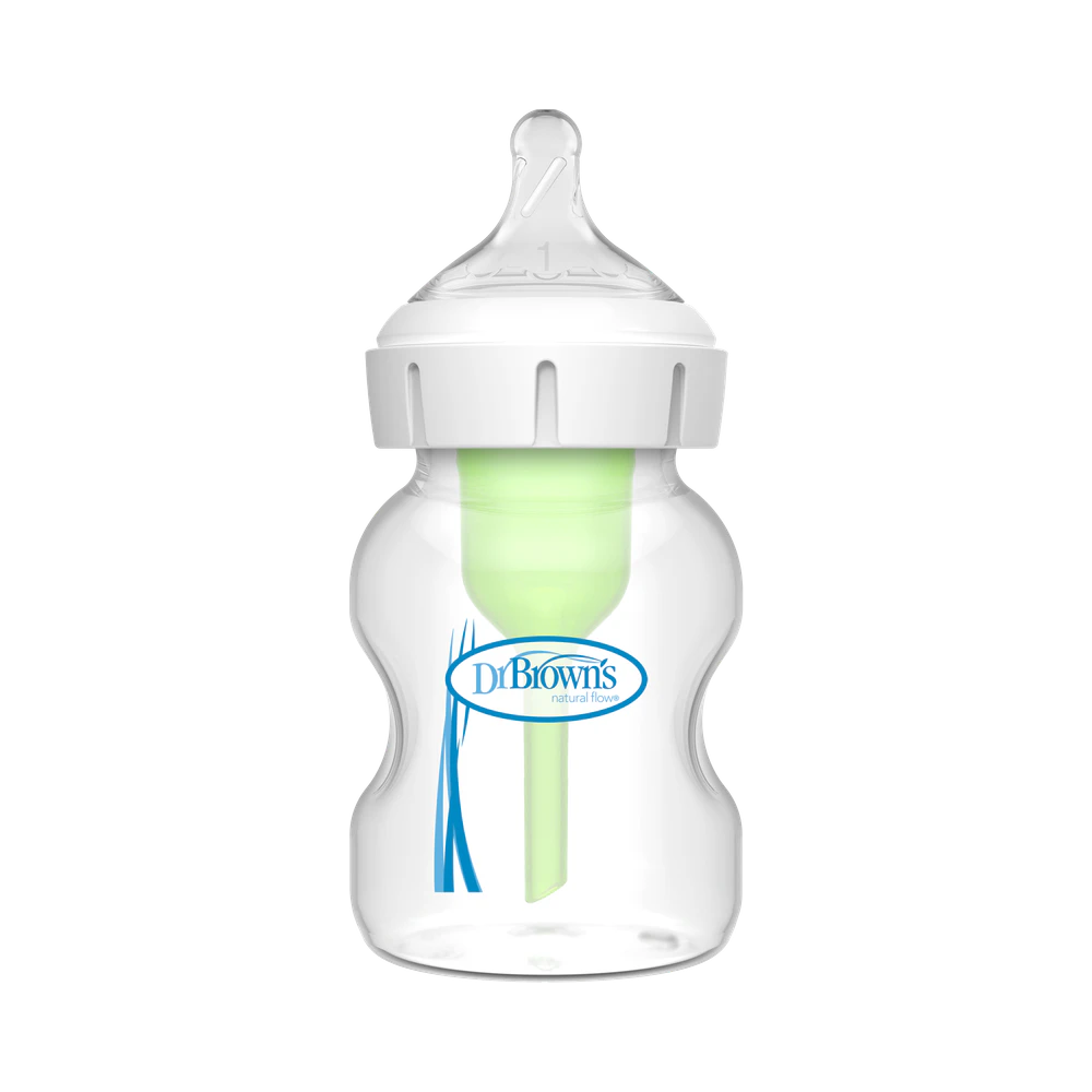 Dr Brown’s Wide-Neck Options+ Anti-Colic nappflaska 1 st (150 ml)