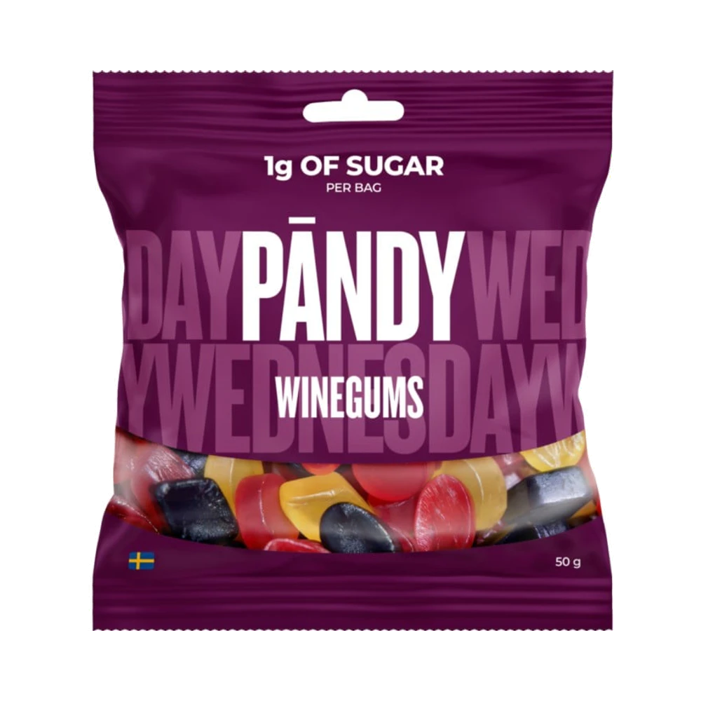 Pändy Winegums gelégodis 50 g