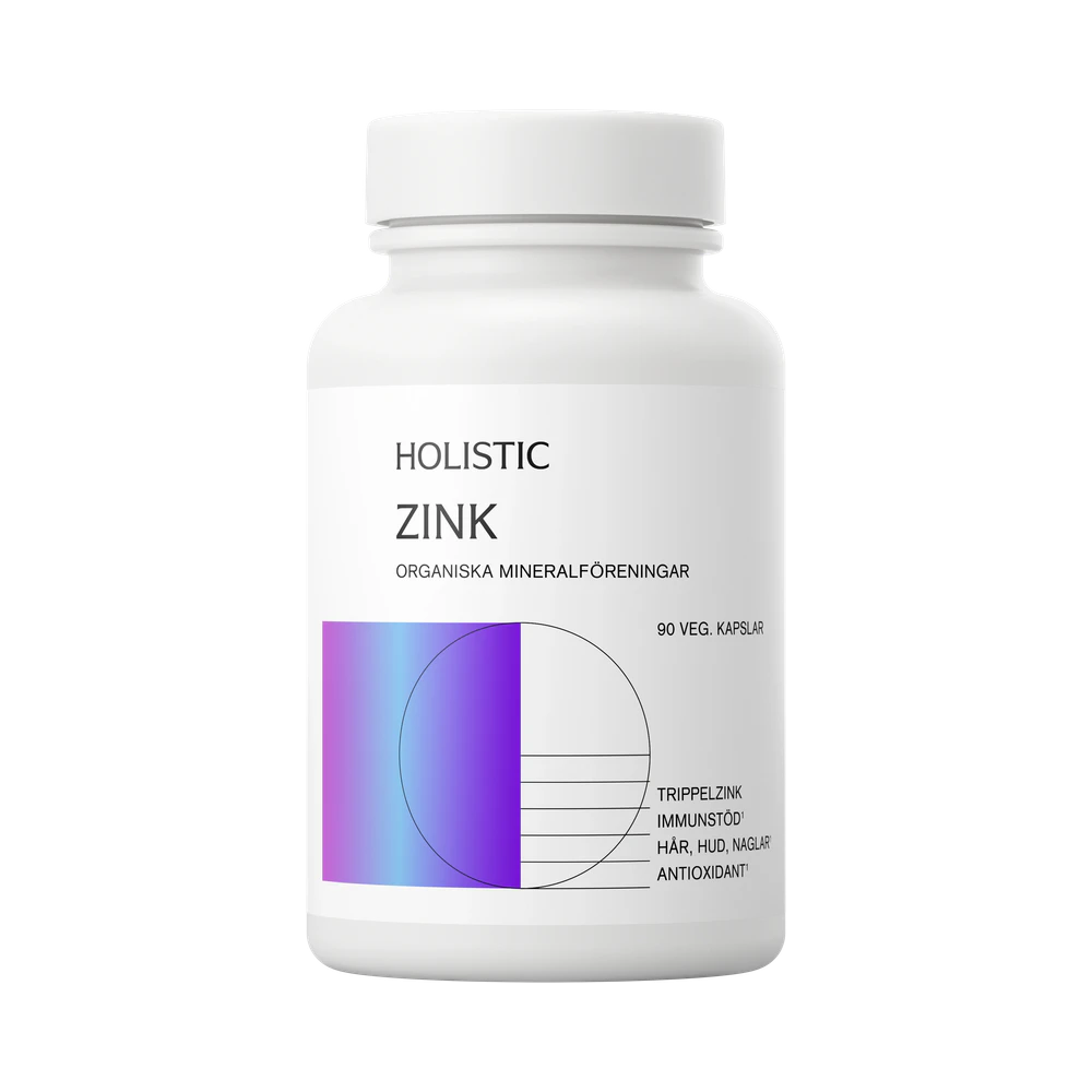 Holistic Zink 25 mg 90 kapslar