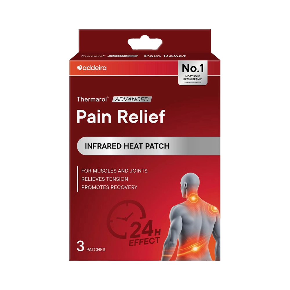 addeira Thermarol Advanced Pain Relief Infrared Heat Patch 3 Patches