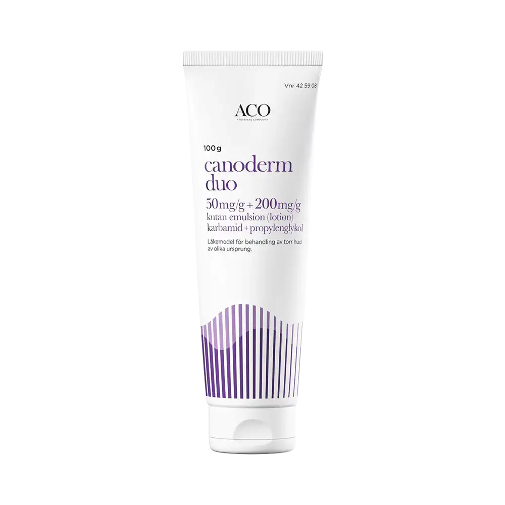 canoderm duo 50mg-g karbamid + 200mg-g propylenglykol kutan emulsion (lotion) 100 g