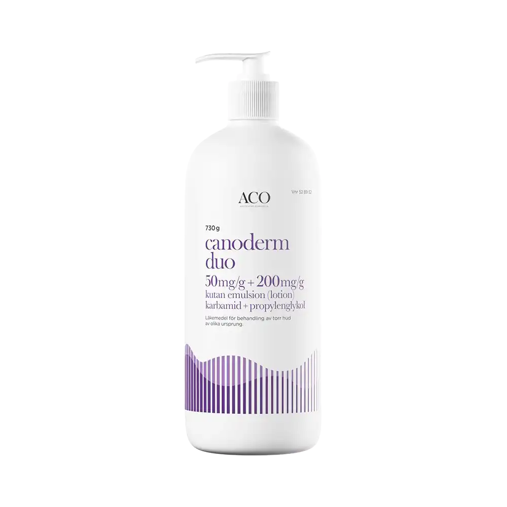 canoderm duo 50mg-g karbamid + 200mg-g propylenglykol kutan emulsion (lotion) 730 g
