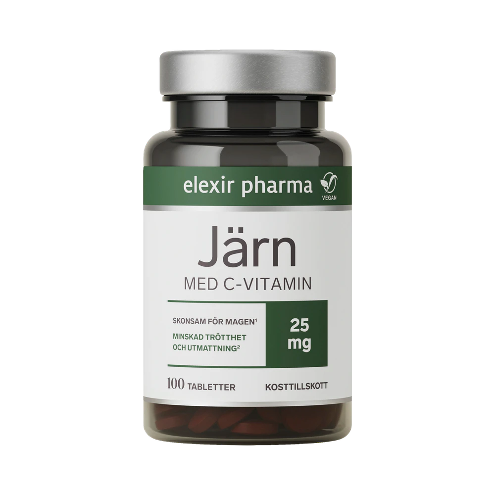 Elexir Pharma elexir Järn med C-vitamin 100 tabletter