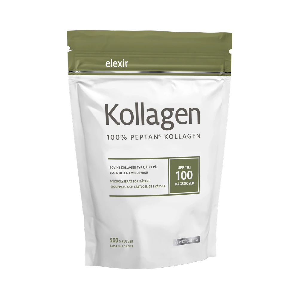 Elexir Pharma Kollagen 100% Peptan pulver 500 g