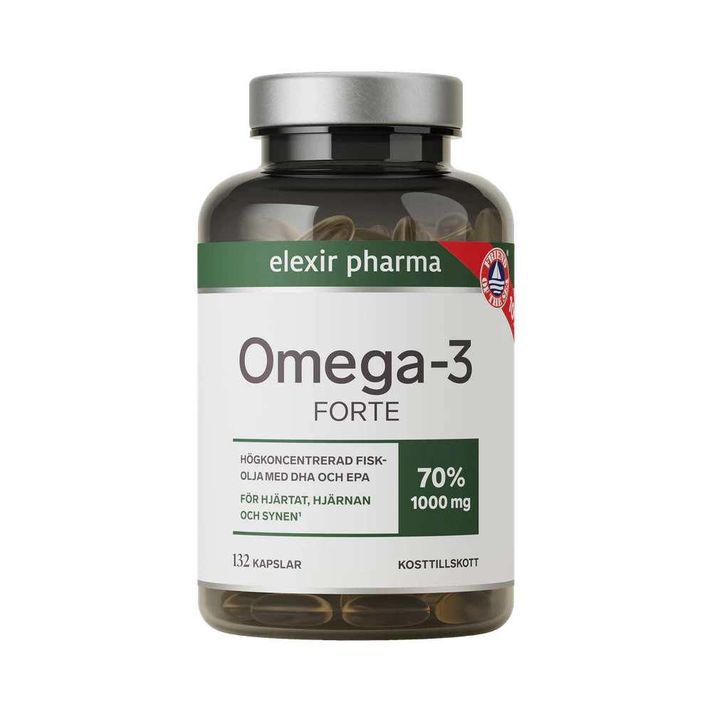 Elexir Pharma elexir Omega-3 forte 132 kapslar