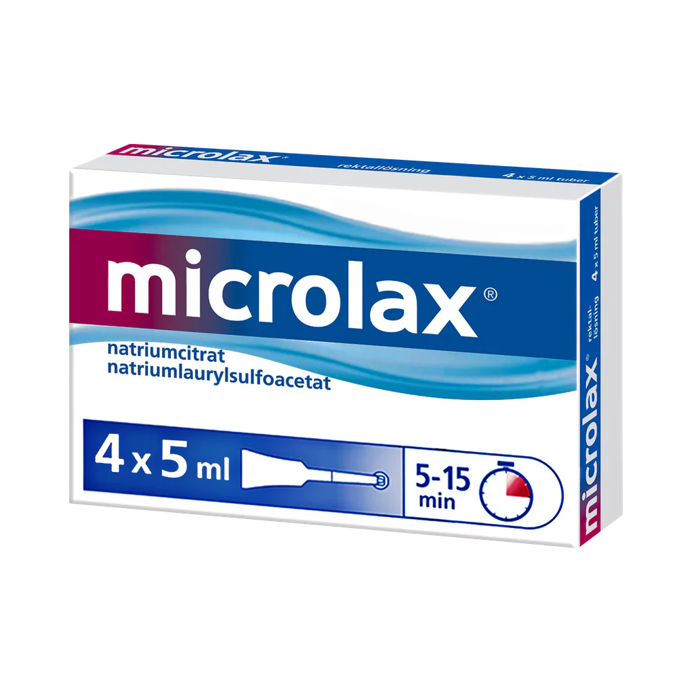 Microlax mikrolavemang 4 x 5 ml