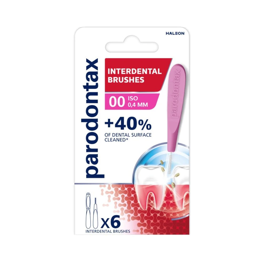 Parodontax 0,4 mm mellanrumsborste 6 st