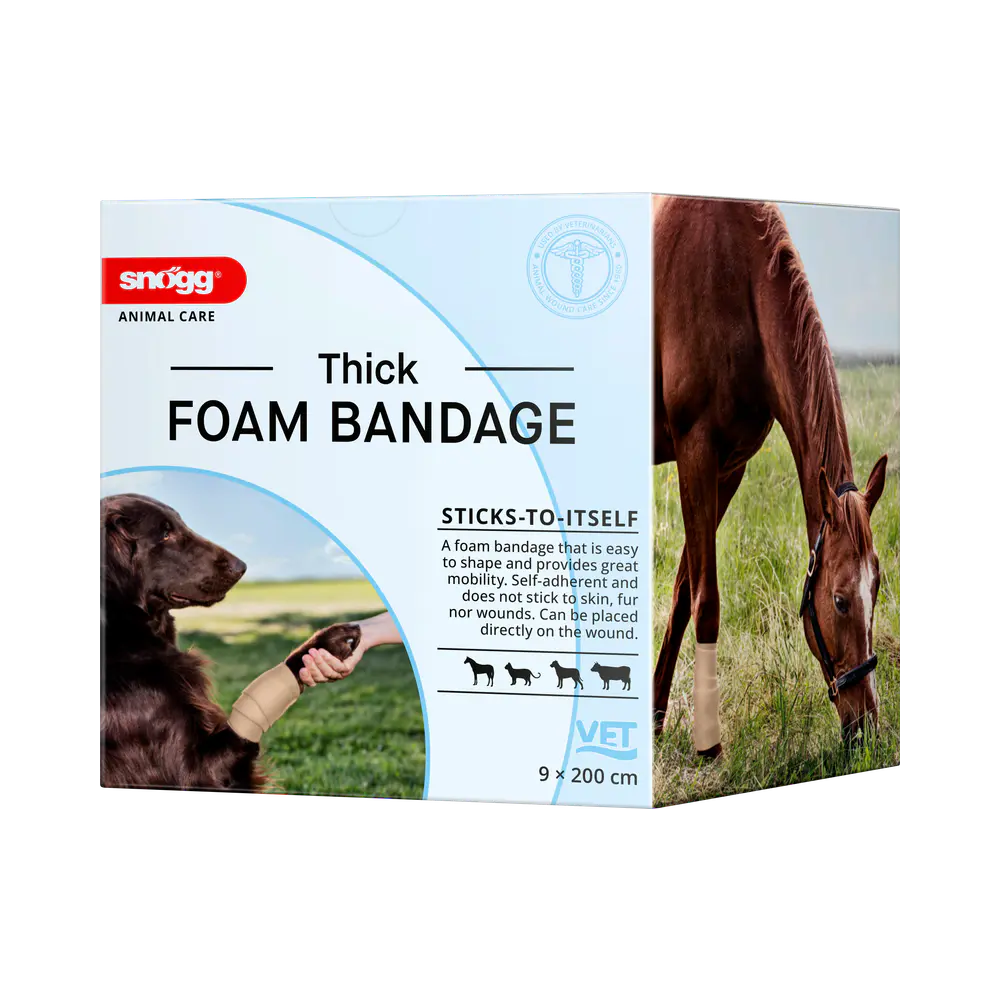Snögg Animal Care Thick skumförband 9 cm x 200 cm