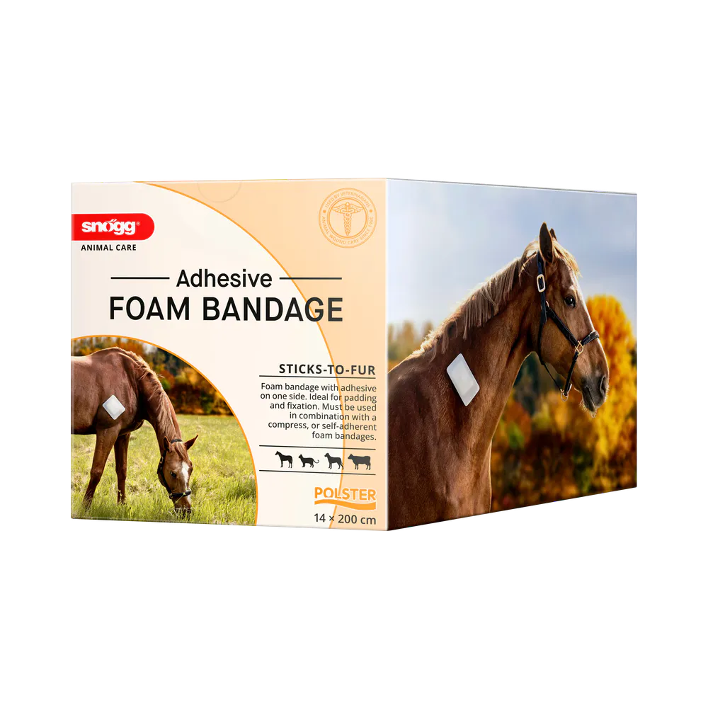 Snögg Animal Care Adhesive skumförband 14 cm x 200 cm